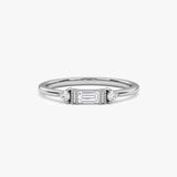 Baguette Diamond Trilogy Ring