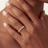 Diamond Half Eternity Ring