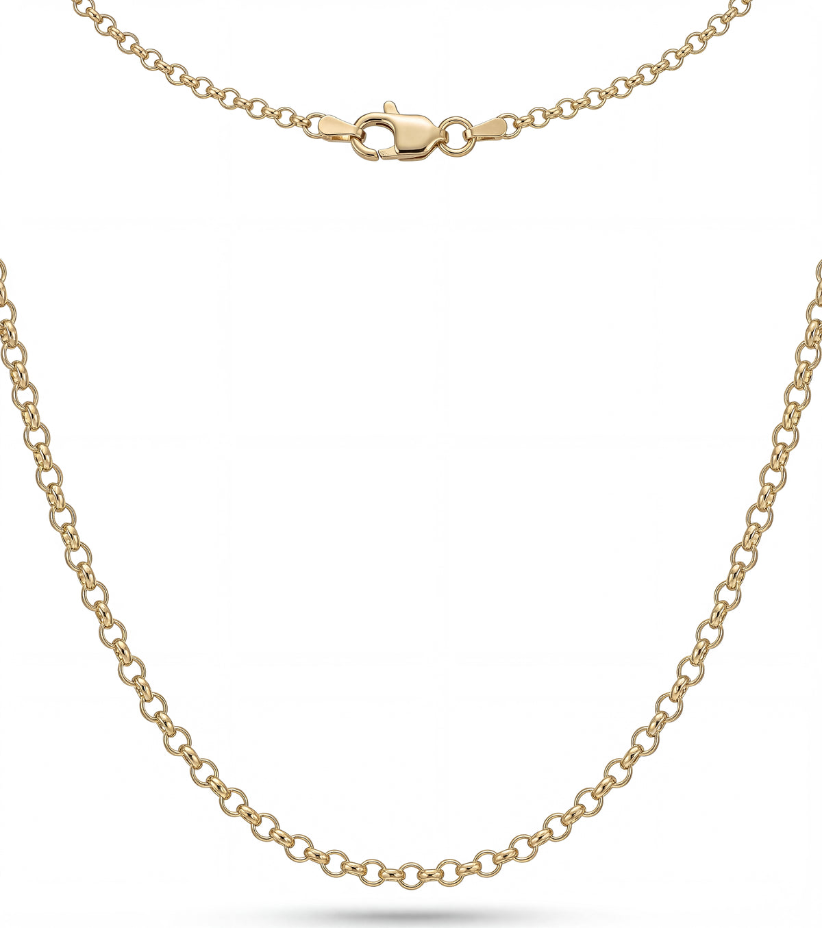 Gold Rolo Belcher Chain