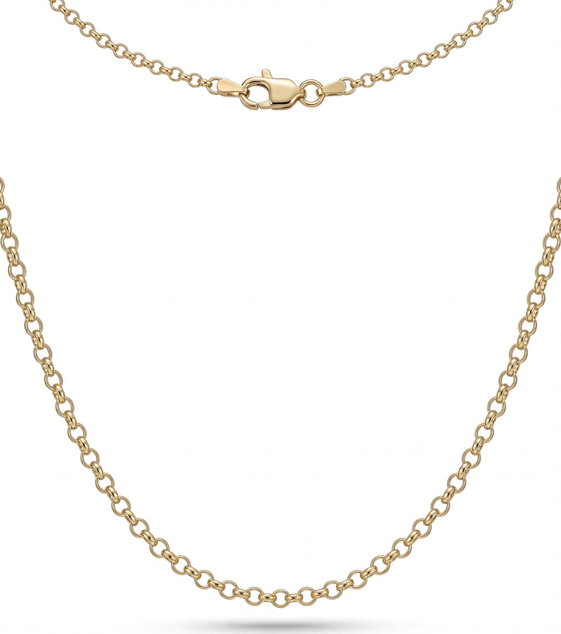 Gold Rolo Belcher Chain
