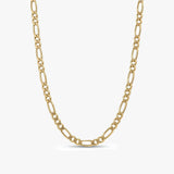 Gold Figaro Chain Necklace