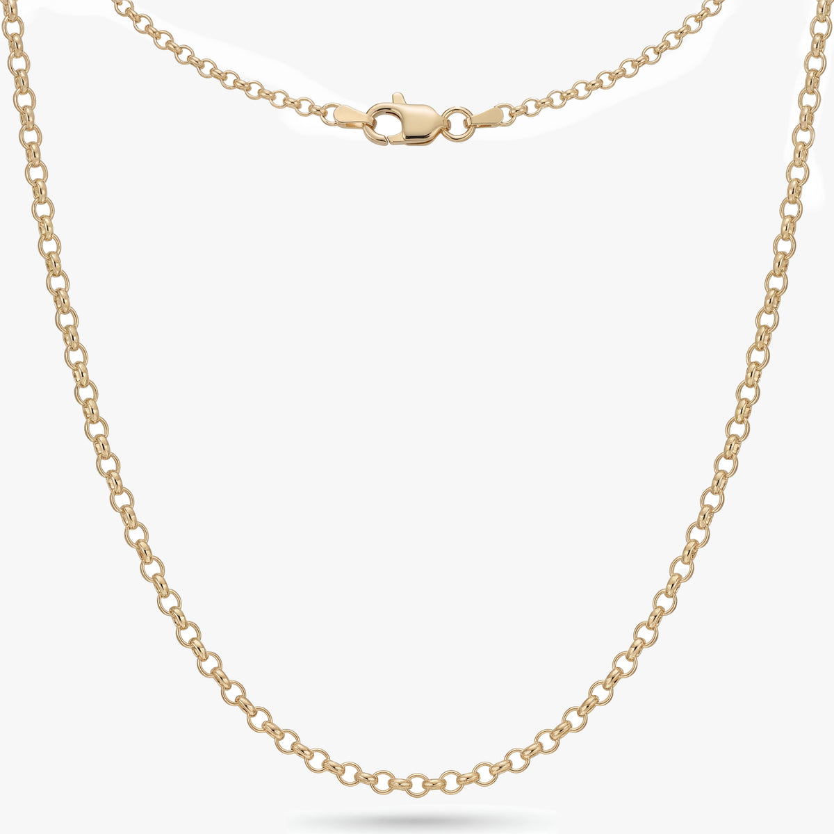 Gold Rolo Belcher Chain