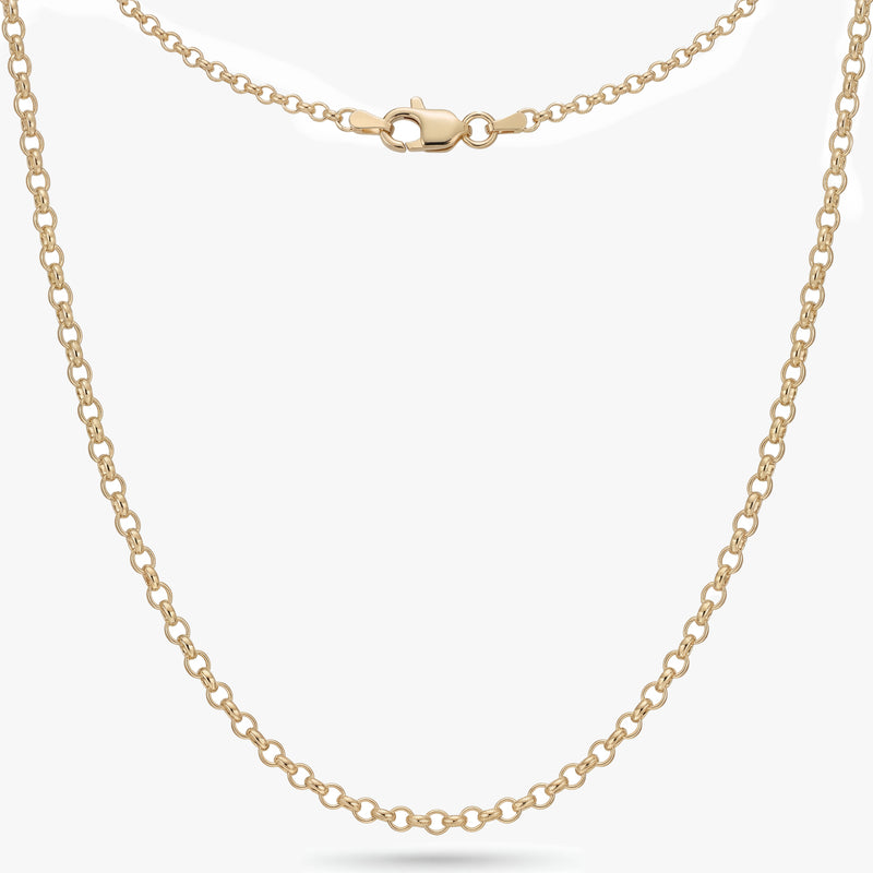 Gold Rolo Belcher Chain