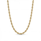 Gold Rope Chain Necklace