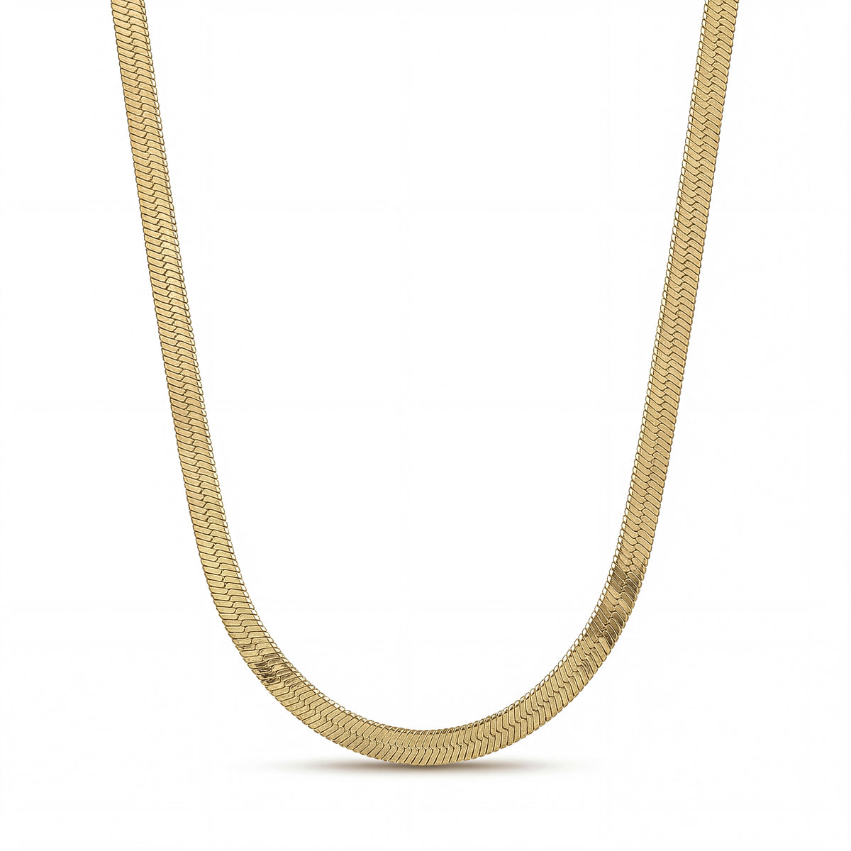 Gold Herringbone Chain