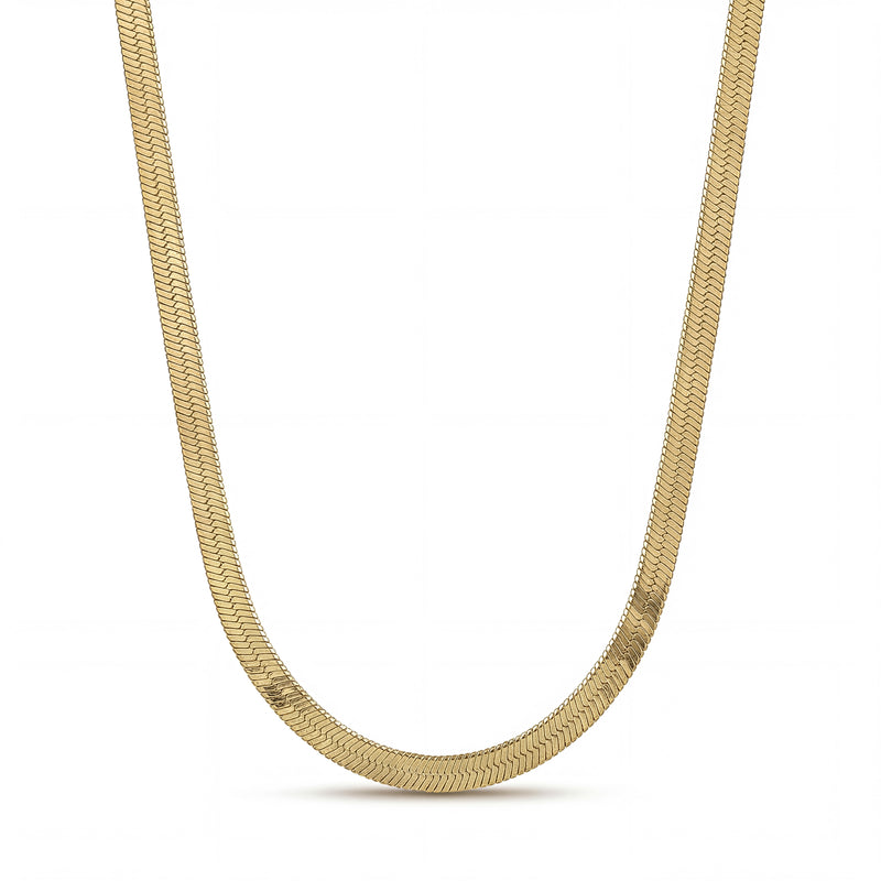 Gold Herringbone Chain