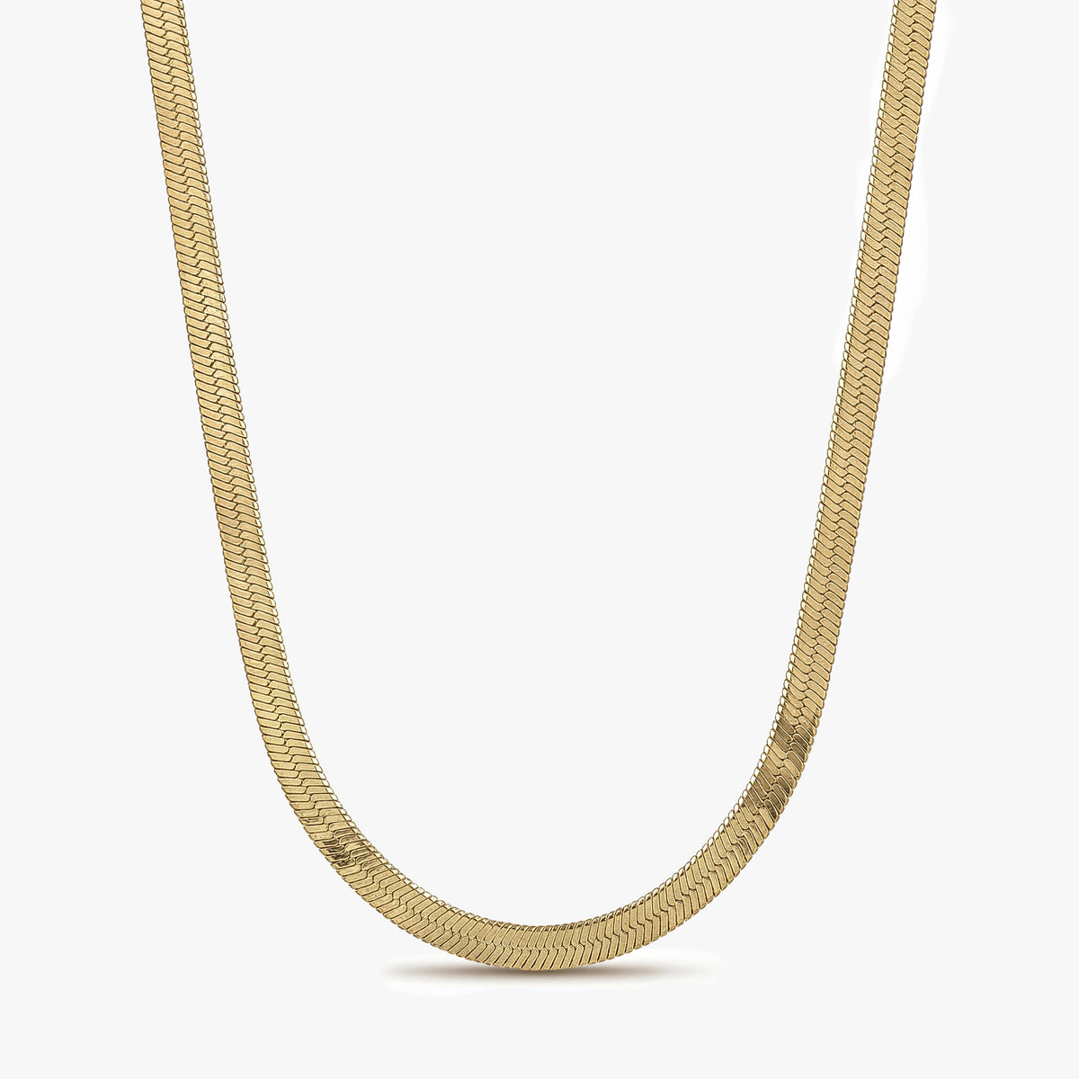 Gold Herringbone Chain