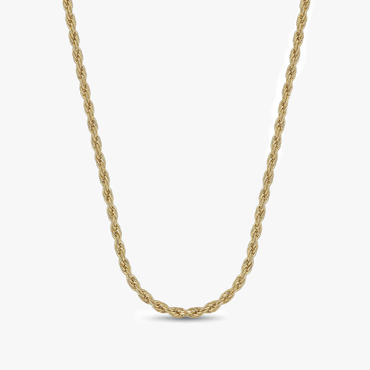 Gold Rope Chain Necklace