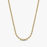 Gold Rope Chain Necklace