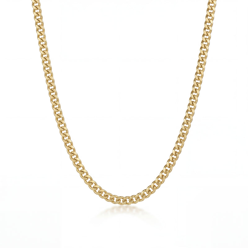 Gold Cuban Curb Chain