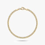 Solid Gold Mariner Chain Bracelet