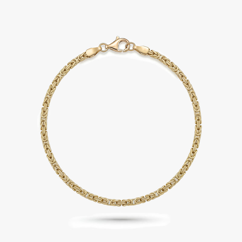 Solid Gold King Chain Bracelet