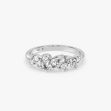 Marquise Lab Grown Diamond Leaf Ring in Gold