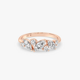 Marquise Lab Grown Diamond Leaf Ring in Gold
