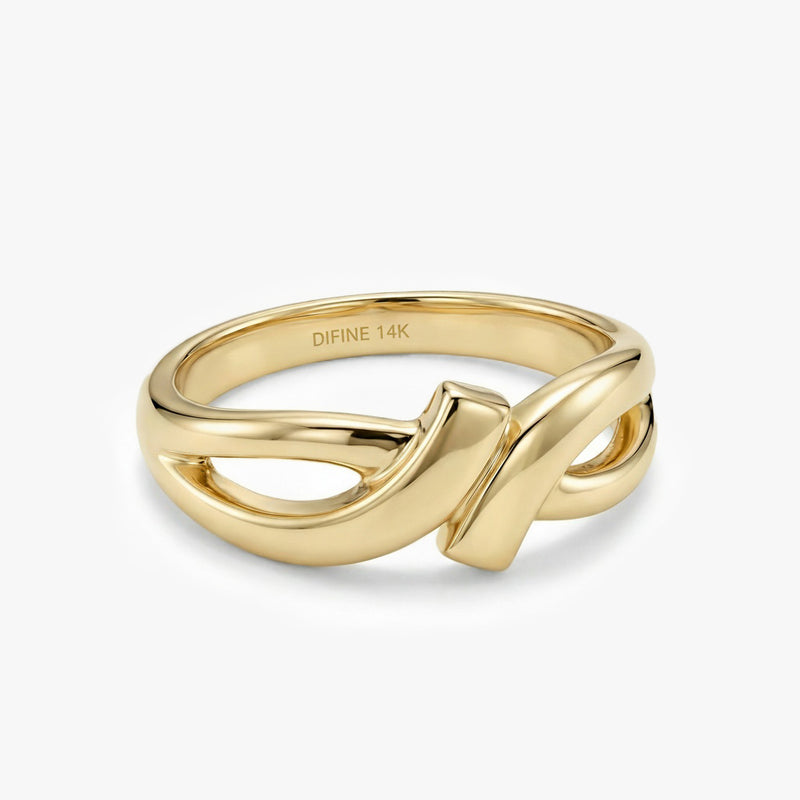 Gold Infinity Ring