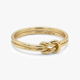 Solid Gold Knot Ring