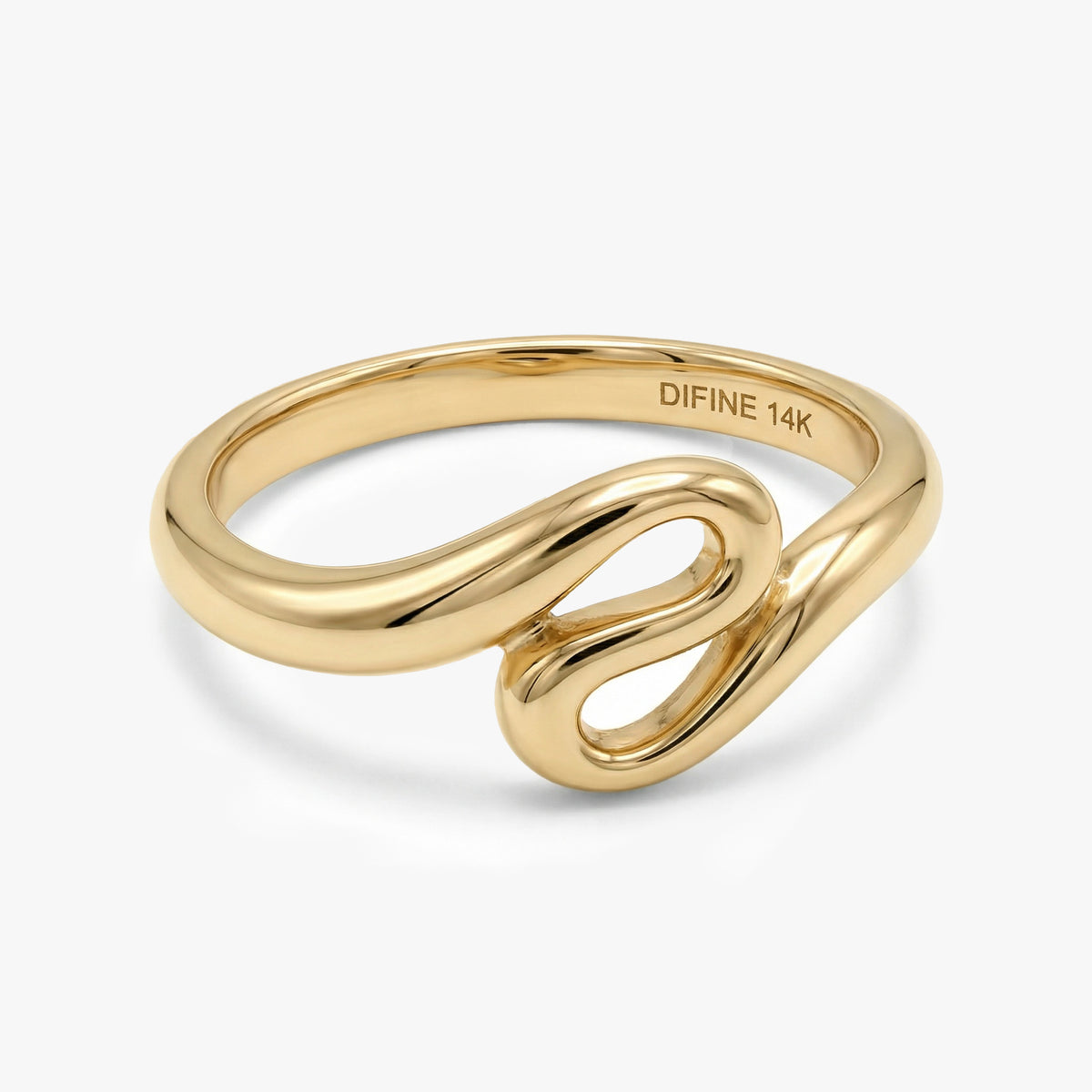 Gold Linked Band Ring