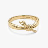 Gold Bow Ring