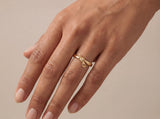 Gold Bow Ring