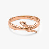Gold Bow Ring
