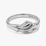 Rippled Gold Ring