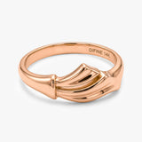 Rippled Gold Ring
