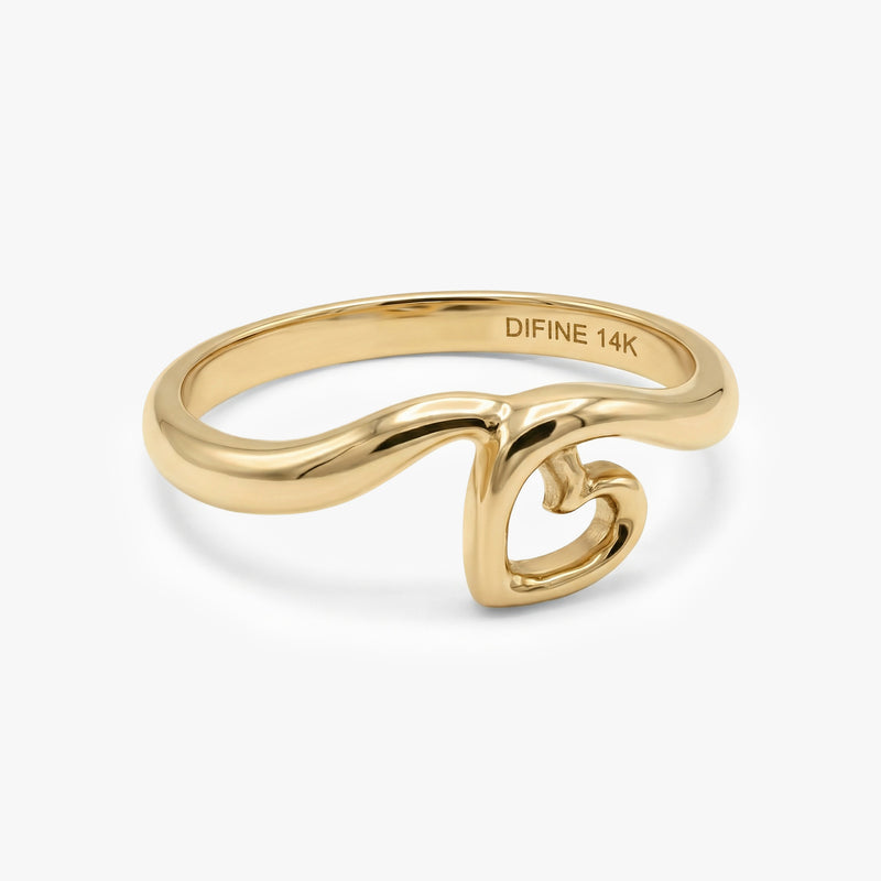 Gold Heart Ring