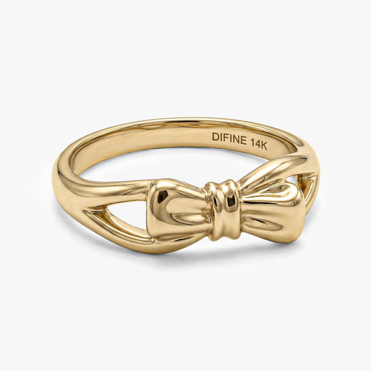 Gold Bow Ring