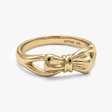 Gold Bow Ring