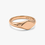 Square Gold Signet Ring