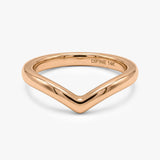 Gold Thin Chevron Ring