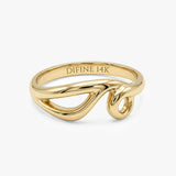 Minimalist Gold Twist Ring