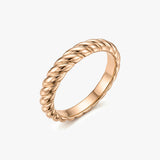 Gold Rope Twist Ring