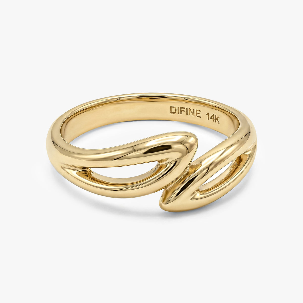 Gold Linked Chain Ring