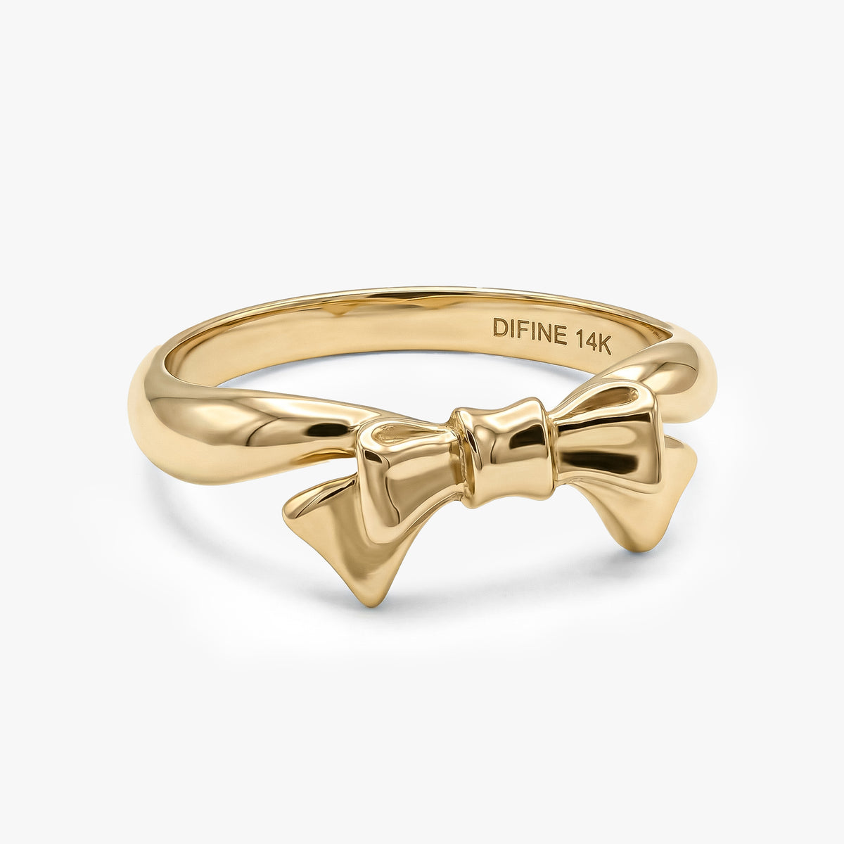 Knot Band Gold Ring