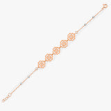 Four Leaf Clover Bracelet in Gold