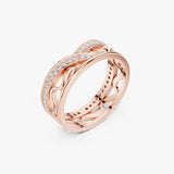 Diamond Wave Ring