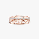 Diamond Wave Ring