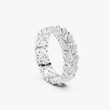 Gold Leaf Eternity Ring