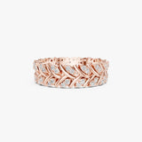 Gold Leaf Eternity Ring