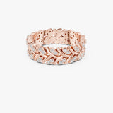 Gold Leaf Eternity Ring