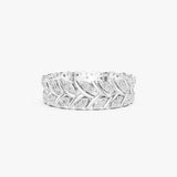 Gold Leaf Eternity Ring
