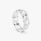 Gold Diamond Infinity Ring