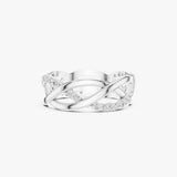 Gold Diamond Infinity Ring