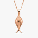 Gold Fish Pendant Necklace