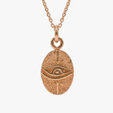 Gold Eye Pendant Necklace