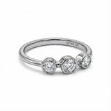 Gold Trio Lab-Grown Diamond Ring