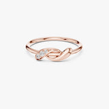 Gold Twisted Infinity Ring