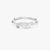 Gold Twisted Infinity Ring