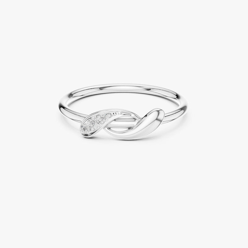 Gold Twisted Infinity Ring